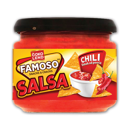 Famoso salsa dip hot 360gr
