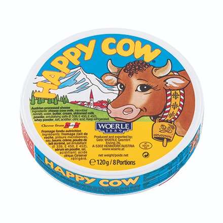 HAPPY COW Regular topljeni namazni sir 50% m.m. 120g