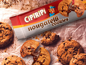 CIPIRIPI NOUGATELLI COOKIES - NEW ENJOYMENT OF BISCUITS, NOUGAT AND CHOCOLATE