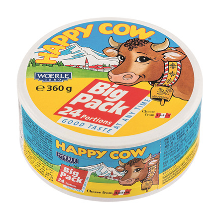 HAPPY COW Regular topljeni namazni sir 55% m.m. 360g